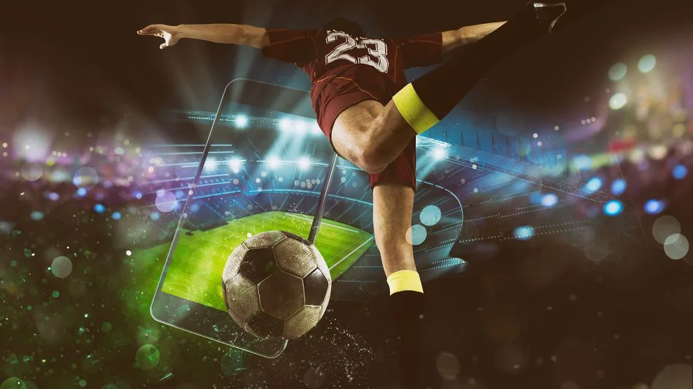 Tampilan olahraga LG111 dengan suasana pertandingan